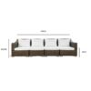 MARANO - 4er Sofa-2